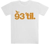 93 TIL Infinity T-Shirt Bianca A Maniche Corte per Bambini