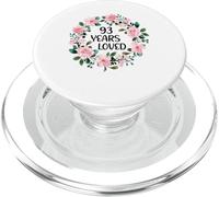 93 Years Loved Women Men 93 Years Old Cool 93rd Birthday PopSockets PopGrip per MagSafe