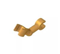 93061 - Mini statuetta meccanica per carrozzeria, scheletro, braccio curvo #3, 50 pezzi, GDS-1216, compatibile con Lego, colore: giallo oro 297