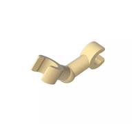 93061 - Mini statuetta meccanica per carrozzeria, scheletro, braccio curvo #3, 50 pezzi, GDS-1216, compatibile con Lego, colore: Marrone chiaro 5