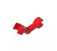 93061 - Mini statuetta meccanica per carrozzeria, scheletro, braccio curvo #3, 50 pezzi, GDS-1216, compatibile con Lego, colore: Rosso 21
