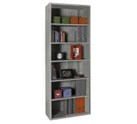 93067 Q.TA' 1 PRATICO LIBRERIA 35,7X81,6XH217 CM CEMENTO
