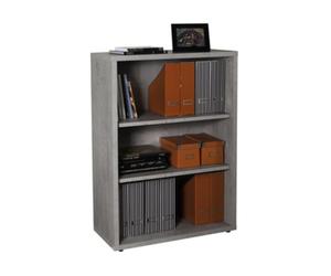 93069 Q.TA' 1 PRATICO LIBRERIA 35,7X81,6XH112 CM CEMENTO