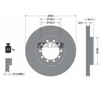 93117400 Disco freno Textar