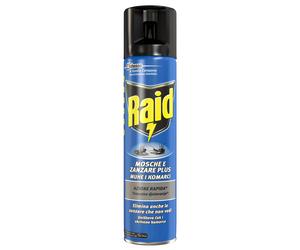93159 Q.TA' 12 INSETTICIDA MOSCHE E ZANZARE RAID SPRAY 400 ML