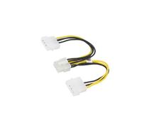 93241 Cavo: Alimentazione Molex maschio x2, PCI-E 8pin femmina 0,15m Goobay