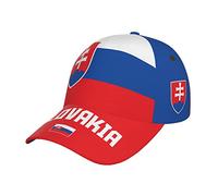 934 Cappello Bandiera della Slovacchia Calcio Slovacco Patriottico Baseball Cappelli Regolabile Movimento Berretto Normale Cappelli Visiera per Estate Running Esterna