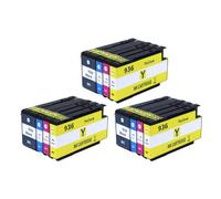 936xl 936 XL Cartuccia a inchiostro Compatibile con 936 progettata per OfficeJet Pro 9110b 9120B 9120E 9130B 9130E 9720E 9730e 9120 9130 9720 9730 Stampanti(3SET(12PC))