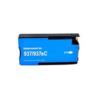 937 937e Cartucce d'inchiostro compatibili for HP OfficeJet Pro 9110b | 9117b 9120b 9130b, Alimentazione getto d'inchiostro a colori(Cyan)