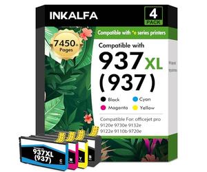 937 937XL Cartucce 9730e 9120e 9720e per HP 937 XL 937e Cartucce