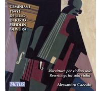 9374345 Audio Cd Alessandro Cazzato - Riscritture Per Violino Solo