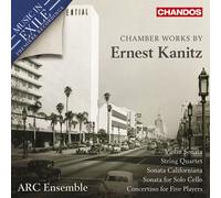 9374355 Audio Cd Ernest Kanitz - Chamber Works