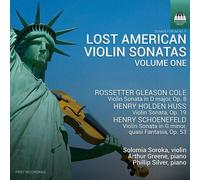 9374355 Audio Cd Solomia Soroka: Lost American Violin Sonatas Vol. 1