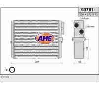 93781 AHE Scambiatore calore, Riscaldamento abitacolo per VOLVO