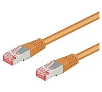 93785 Patch cord S/FTP 6a Line Cu LSZH arancione 3 metri senza alogeni 27AWG ...
