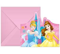 Procos- Folat 93945P Inviti FSC Princess-6 Pezzi, Multicolore
