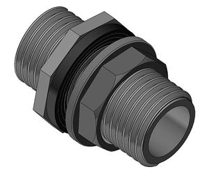 93971 Q.TA' 5 RACCORDO DIRITTO NYLON P/CASSONI FILETTATO 1.1/2