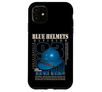93a Divisione Fanteria Casco Blu Vintage Military Heritage Custodia per iPhone 11