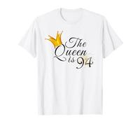 94° Compleanno Festa La Regina è 94 Idee Regalo per Lei Maglietta