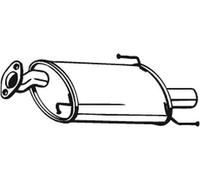 IZAWIT 21.239 Marmitta per OPEL AGILA (B) (H08) per SUZUKI Splash Schrägheck