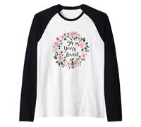 94 Years Loved Men Women 94 Years Old Cool 94th Birthday Maglia con Maniche Raglan