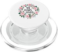 94 Years Loved Women Men 94 Years Old Cool 94th Birthday PopSockets PopGrip per MagSafe