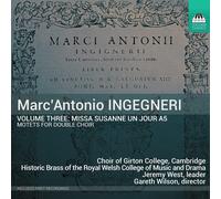 9413392 Audio Cd Marc´Antonio Ingegneri - Missa Susanne Un Jour A5 Vol. 3