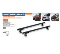 9416 DUE BARRE PORTATUTTO/PORTAPACCHI PREMONTATE GEV NERO PORTATA 100 KG