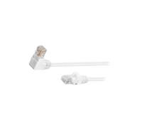94162 Patch cord U/UTP 5e Line CCA PVC bianco 0,5 m 26AWG Goobay