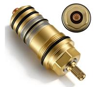 94282000 unità di Controllo della Temperatura, Cartuccia Termostatica 3/4'' | Compatibile con Hansgrohe 94282000, Sostituisce la Valvola per Miscelatore Doccia E Vasca 2 o 3 Fori
