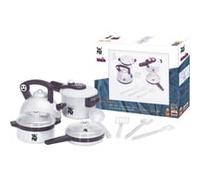 Theo Klein 9430 Set di Pentole ed Elettrodomestici WMF, 9 Pezzi Design WMF, con Utensili da Cucina e Posate, 29.7 cm x 14.75 cm x 24 cm, Giocattolo per Bambini a Partire dai 3 Anni