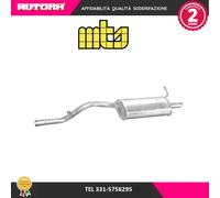 94320 Silenziatore posteriore adatto a Ford Ka (MARCA MTS)..