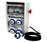 94782 Q.TA' 1 FME 74.324 QUADRO 4P CE 220V IP65 C/PULS EMER IP65
