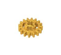 94925 Ingranaggio Technic 16 Denti Rinforzato, 50 Pezzi GDS-1097-compatibile con Lego Mattoncini da Costruzione, Colore Or métallisé | Compatibile con mattoncini LEGO. Componenti MOC per i principali marchi edili, corrispondenza coerente dei colori. GDS-1097.
