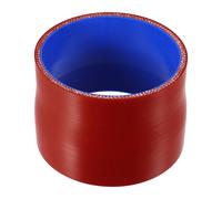 95-102mm 3.7"-4" ID Liscio Accoppiatore Silicone Tubo Flessibile Rosso per Auto