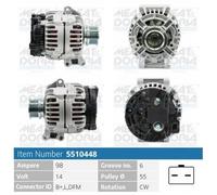 95 CV Alternatore per RENAULT Megane I Classic LA0/1 1.4 16V KW 70 CV 95