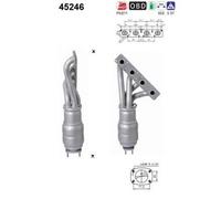 As 45246 Catalizzatore per BMW E90 E91 E81 E87 E88