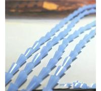 95 pezzi/lotto perline di C per ricamo 3 * 6 mm distanziatrici in tubo di vetro Design europeo Perline di quarzo a torre in vetro lavorato a lume - azzurro_a-3x6 mm 95 pezzi