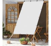 95% UV Block Shade Reti 2.8x8.5m HDPE Poliestere Giardino Baldacchino Rettangolo Tenda Sole Vela per Piscina Terrazza Balcone Angolo retto Copertura del Baldacchino Bianco