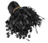 950 Pezzi Filo per Etichette in Plastica Nero e Nylon | Cartellini Merce e Ganci Cappotto, Uso in Boutique e Negozi Pop-up, Confezione