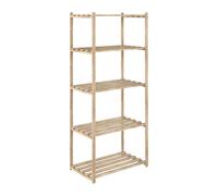 Scaffale in pino 5 ripiani 65x40xh171 cm
