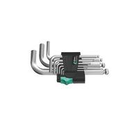950PKLS/9SM SB Wera Chiave Esagonale, Corto, Hexplus, 9Pz