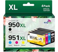 950XL 951XL Compatibile con HP 950 XL 951 XL Multipack Cartucce per HP Officejet Pro 8600 8620 8610 8100 8615 8625 8630 8640 8660 276dw 251dw (nero ciano magenta giallo)