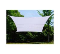 Telo ombreggiante vela poliest 5x5 m bianco