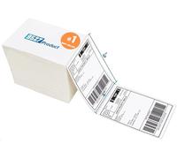 9527 Product Fanfold - Etichette termiche dirette perforate, 10 x 15 cm, 500 etichette per pila, 1 pila