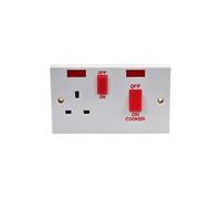 95288 N PRO ELEC Interruttore Fornello 45A Con Presa E Neon
