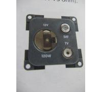 95328.40-50 PRESA 12V GRANDE + TV SAT + TV DGT X CARAVAN / CAMPER & BARCHE