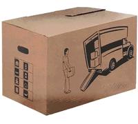 95431 Q.TA' 10 SCATOLA CARTONE AVANA XXL CM.80X50X40H