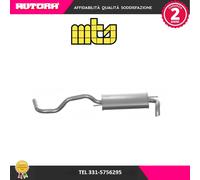 95550 Silenziatore posteriore adatto a Seat Ibiza II (MARCA MTS)..