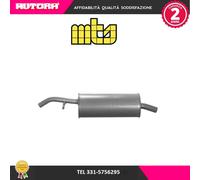 95600 Silenziatore posteriore adatto a Citroen C2-C3 (MARCA-MTS)..